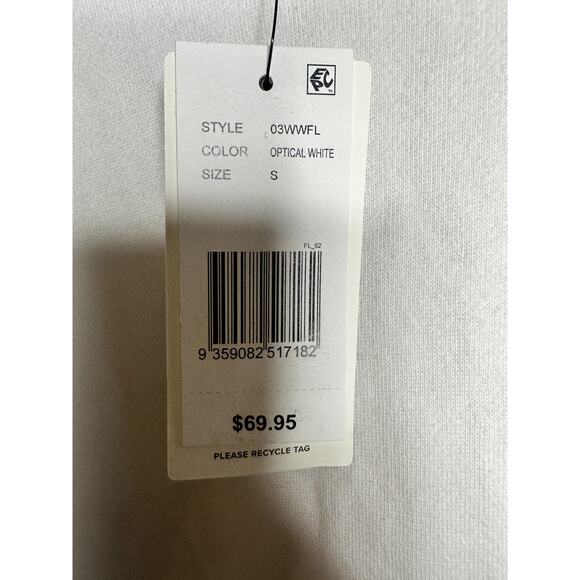 Ripcurl Riptide Relaxed Crew Neck Sweatshirt, Optical White Women's Small NWT - Picture 11 of 11